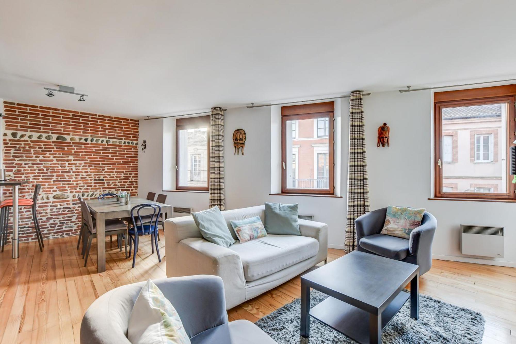 Duplex Tolosa - Pont-Neuf, Dome De La Grave, 2 Bdrs 85M2, Ac, Free Private Car Park - T3 85M2 Avec Clim, Parking Prive Gratuit Dış mekan fotoğraf