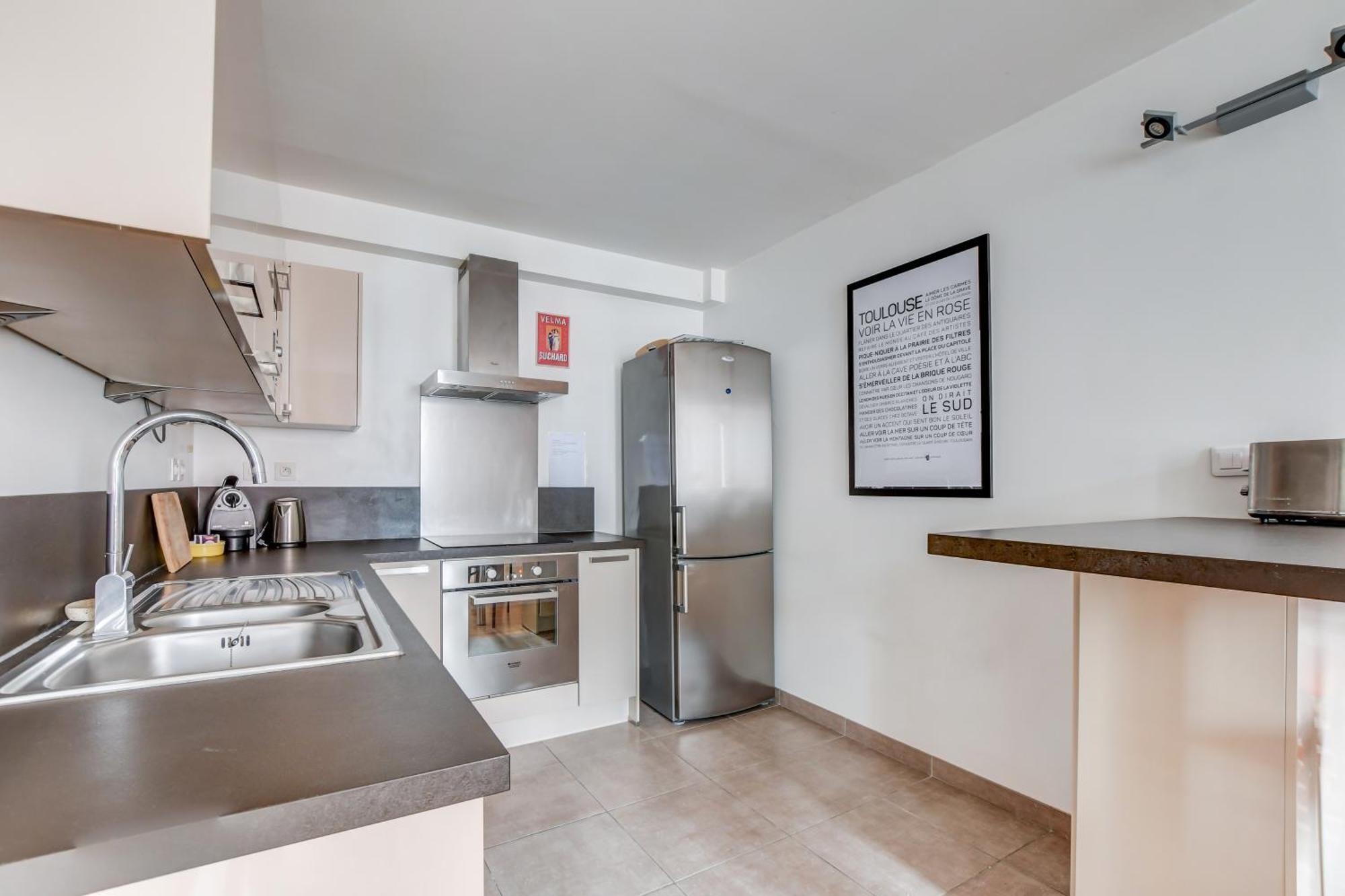 Duplex Tolosa - Pont-Neuf, Dome De La Grave, 2 Bdrs 85M2, Ac, Free Private Car Park - T3 85M2 Avec Clim, Parking Prive Gratuit Dış mekan fotoğraf