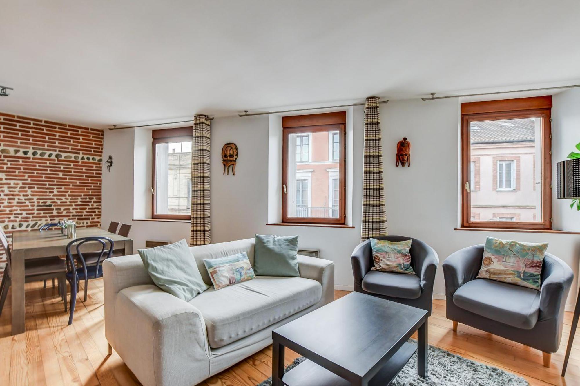 Duplex Tolosa - Pont-Neuf, Dome De La Grave, 2 Bdrs 85M2, Ac, Free Private Car Park - T3 85M2 Avec Clim, Parking Prive Gratuit Dış mekan fotoğraf